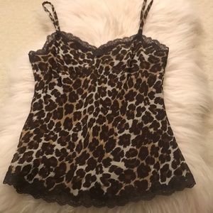 Like New! Leopard print camisole